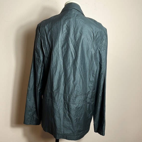Obakki Cotton Silk Lightweight Black Jacket size M - Picture 6 of 11